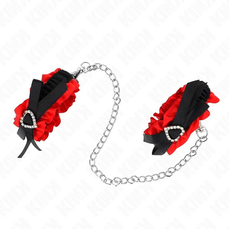 POLSO ELASTICO IN PIZZO CON CUORE KINK