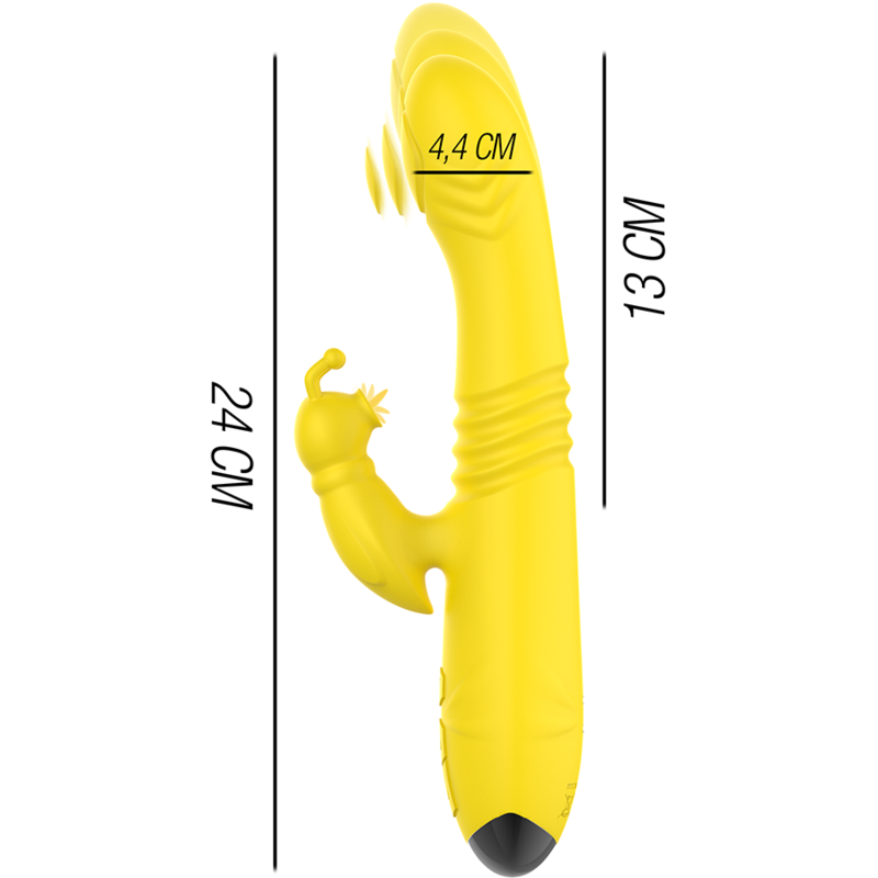 VIBRATORE MULTIFUNZIONE TOKY UP & DOWN CON STIMOLATORE CLITORIDE GIALLO 3 | img 149129 829e5e949acebda87c29552632ee182d 1 img 149129 829e5e949acebda87c29552632ee182d 1 | Sexy Shop Online | Àmanthy